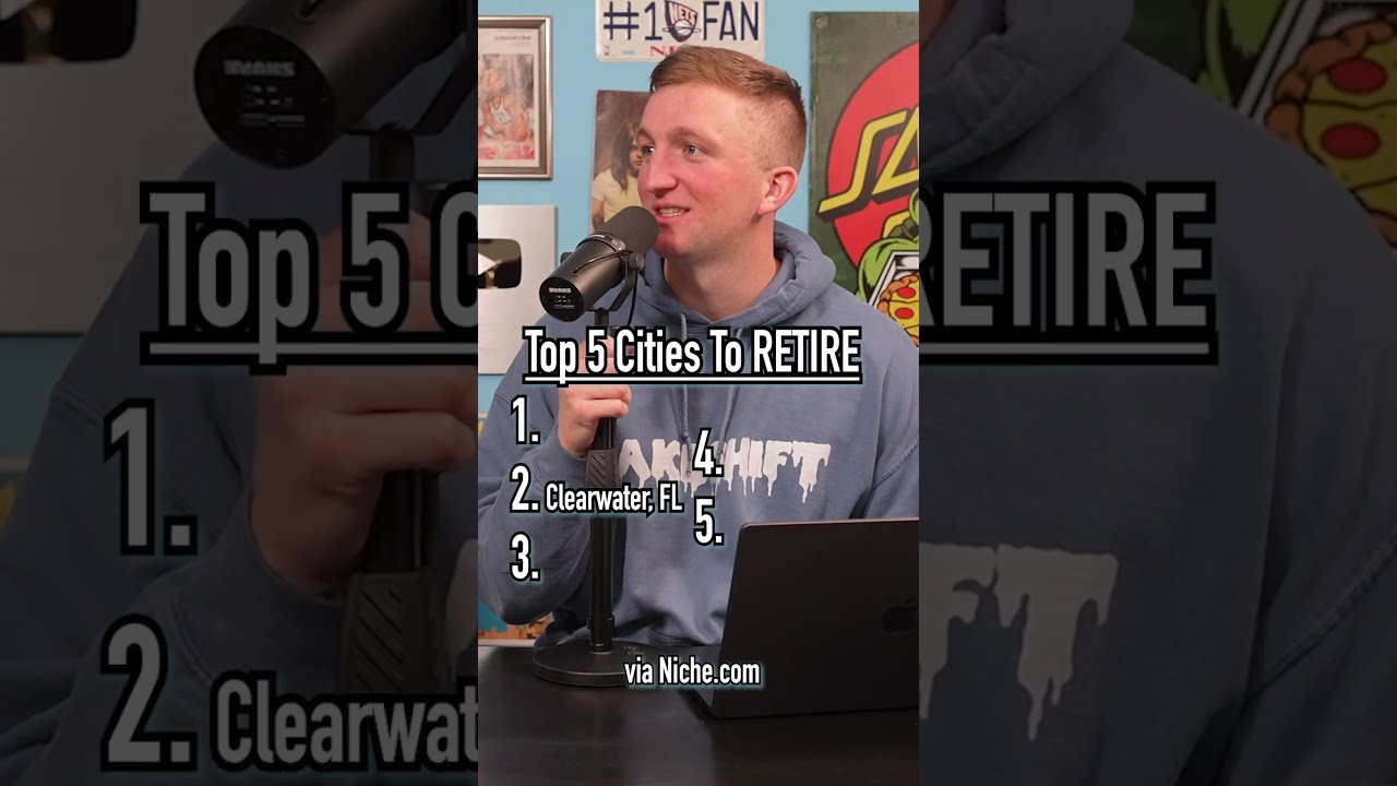 TOP 5 BEST CITIES To RETIRE What Did You Guess Shorts Cities Usa Retire Top5