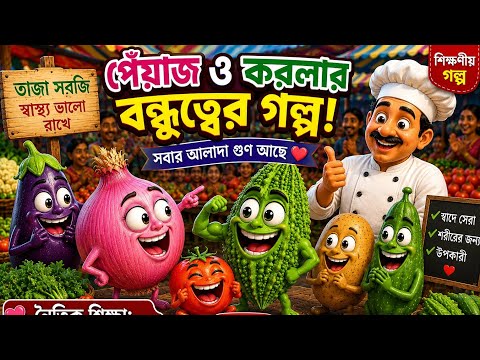 পেঁয়াজ আর করলার ঝগড়া 😂 | শেষে যা হলো অবাক হবেন!