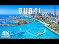 Dubai 4K Drone Footage | Dubai Marina, Superyachts & Futuristic City Views with Deep House Chill