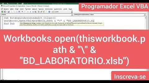 Como Abrir arquivo Excel somente como Leitura | VBA abre arquivo como Leitura