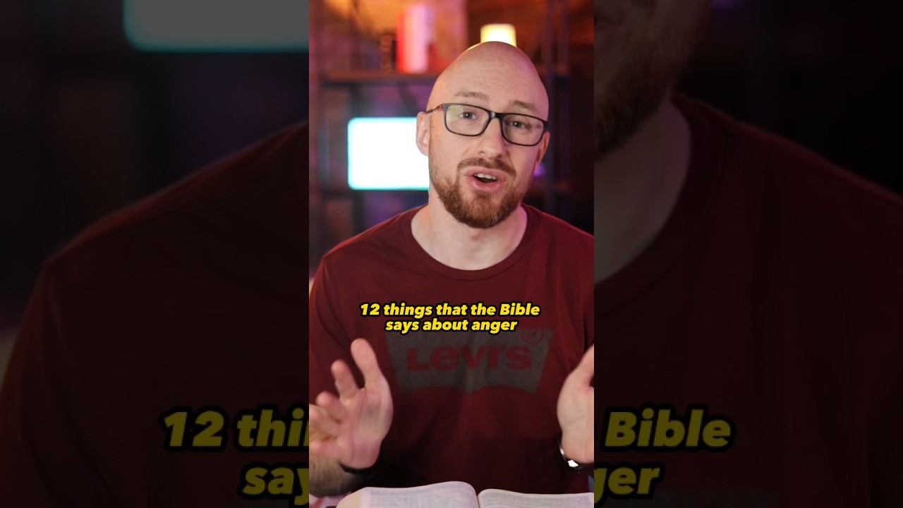 12 вещей, которые Библия говорит о гневе 😡 