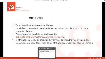 Curso FrontEnd U1·02 - Etiquetas HTML y sus atributos