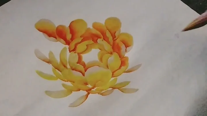 洛陽著名牡丹畫家白君賢老師詳細講解示範多牡丹花頭起手式，收藏 - 天天要聞