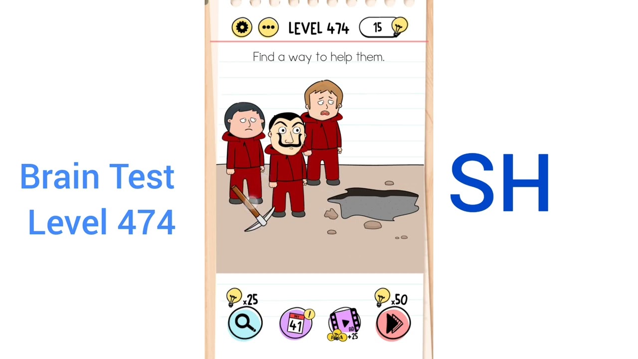 Brain Test Level 474 Walkthrough - YouTube