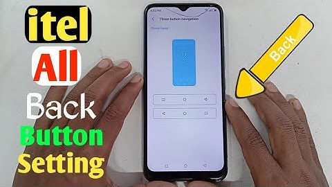 How To itel Back Button Setting✅itel System Navigation(Uzzol Technology)
