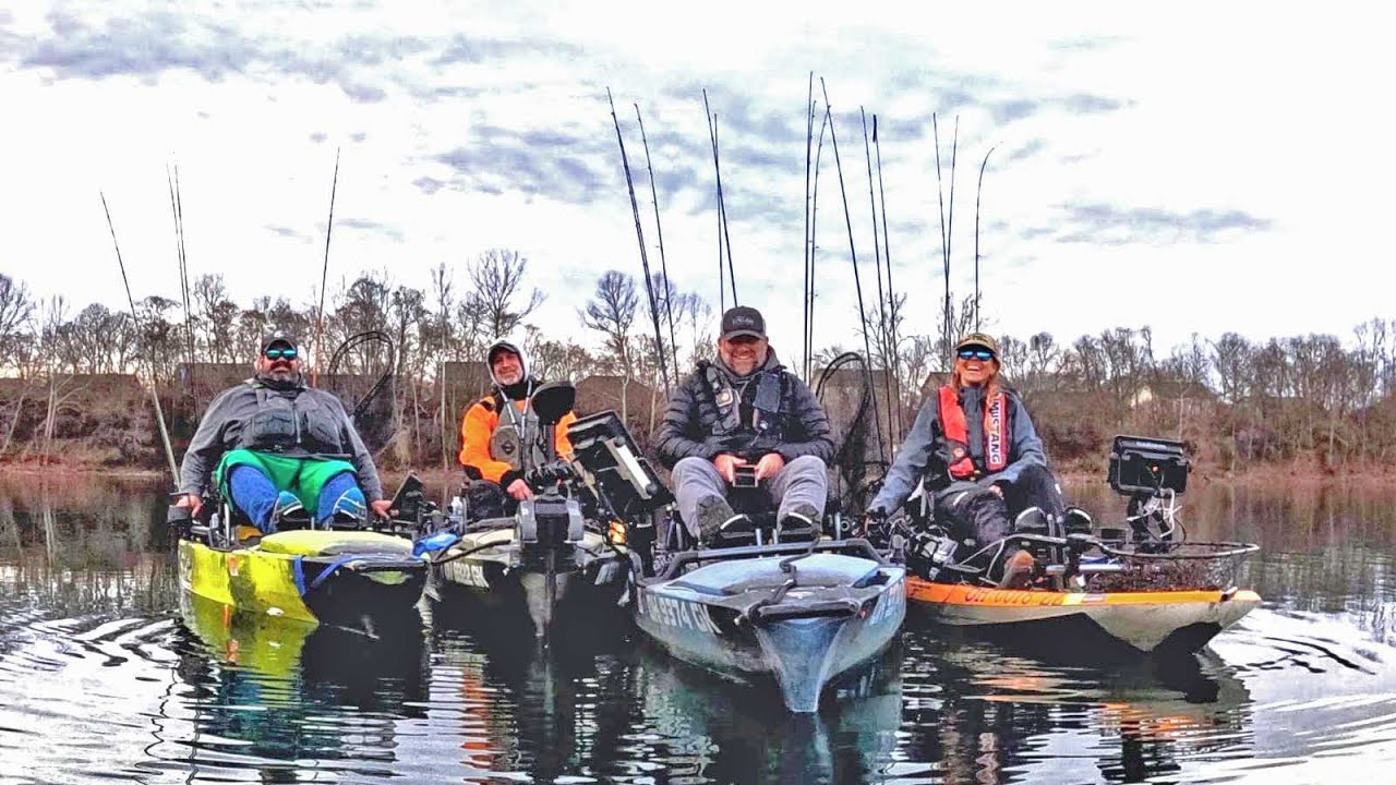 Catching Largemouth Bass & Hybrids Kayak Fishing A Reclaimed Gravel Pit Lake