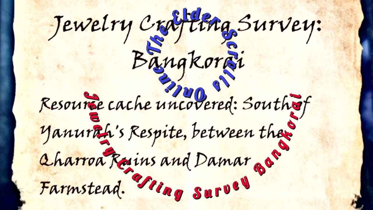 ESO Jewelry Crafting Survey Bangkorai The Elder Scrolls Online