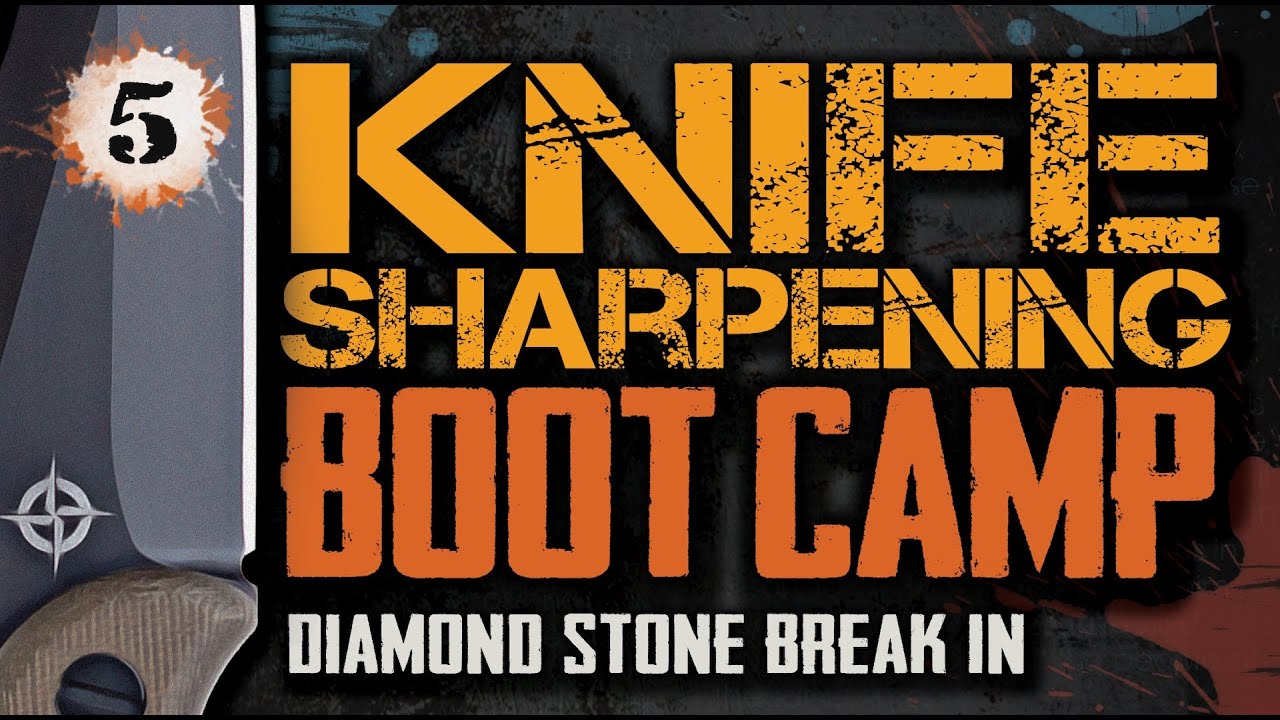 How to Break-In a Diamond Sharpener / Knife Sharpening Bootcamp - for  Beginners 