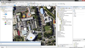 การนำเข้าค่าพิกัด XY และการ Digitize ในโปรแกรม Arc Map