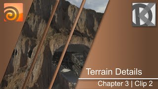 Adding Terrain Details  | Houdini Railsystem | Chapter 3 - Clip 2