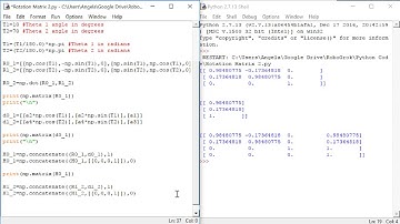 Robotics 1 U1 (Kinematics) S5 (Homogeneous Transformation Matrix) P1 (HTM from Rotation Matrix)