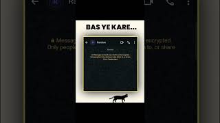 Whatsapp Secret Hack 😱🚀 |Whatsapp Chat Lock 🔐 #shorts #tech #viral