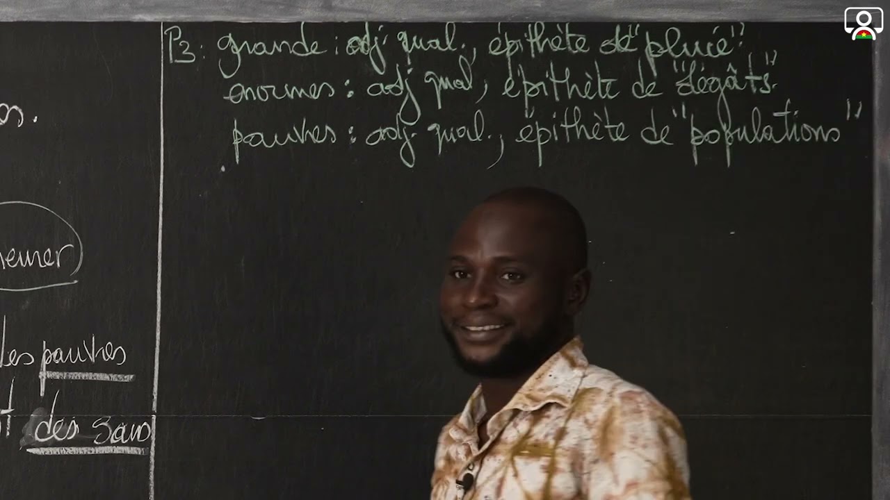 Exercice - 4e - Français - Grammaire :  Les fonctions de l'adjectif qualificatif 1/1