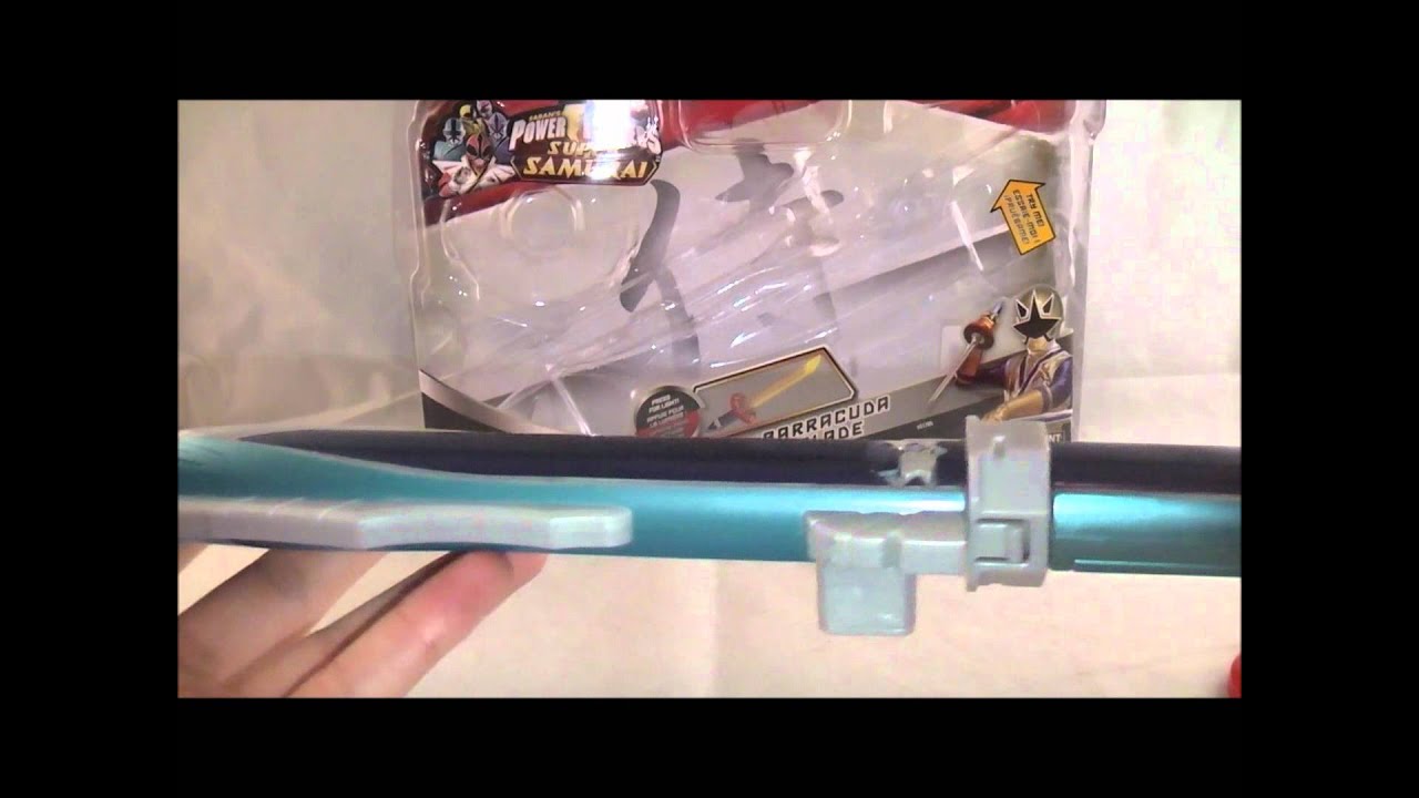 Power Rangers Samurai Gold Ranger Barracuda Blade Toy