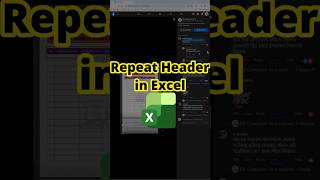Repeat Header in MS Excel | Freeze Header &amp; Print Header on Every Page