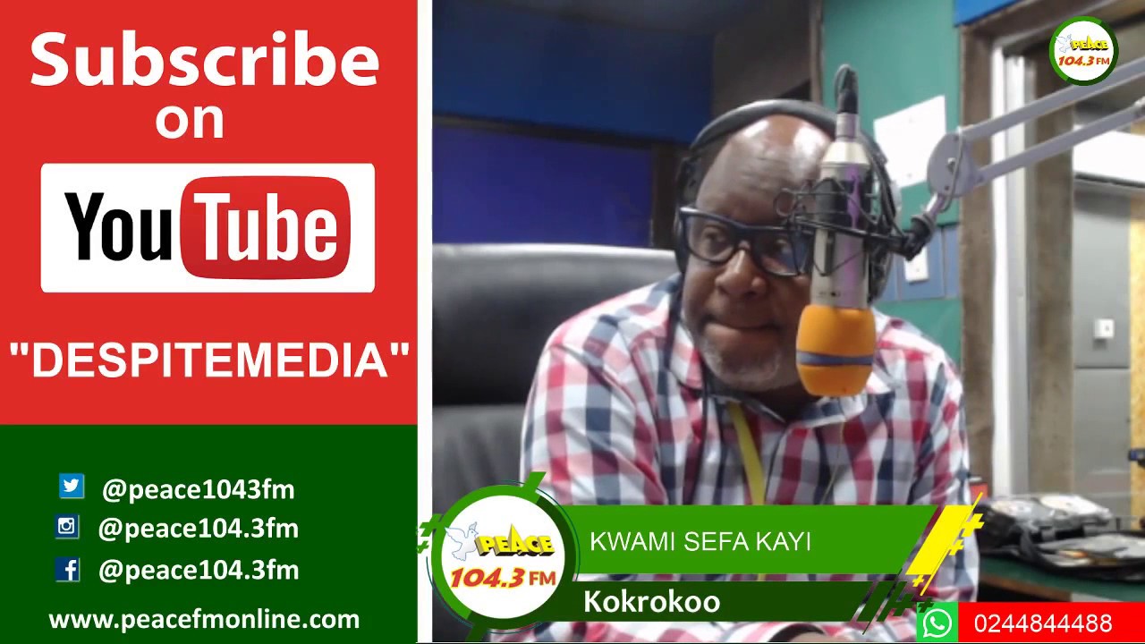 Kokrokoo Live On Peace Fm 14 08 2019 Youtube