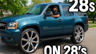 2005 Chevy Tahoe on 28s
