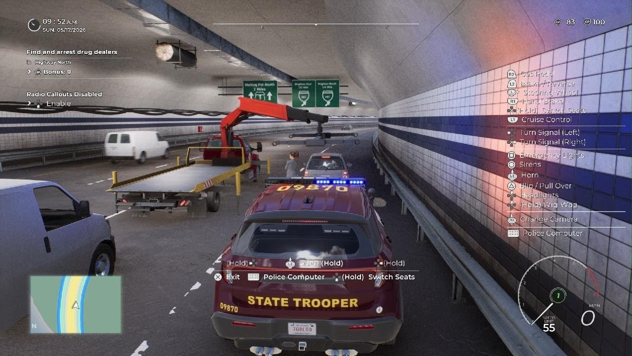 Highway North Morning Shift Police Simulator Patrol Officers