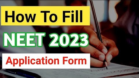 How to Fill NEET 2023 Application Form | Documents require #neet2023