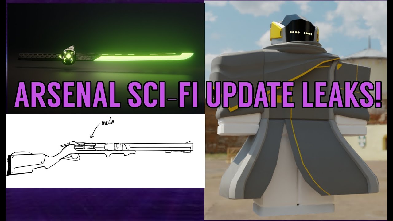 Arsenal Sci Fi Update Sneak Peaks And Leaks Roblox Jaiden7teen Youtube - roblox arsenal sci fi update log