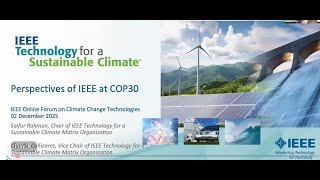 IEEE OFCCT 2025: IEEE@COP, November 2025 at Belém, Brazil.