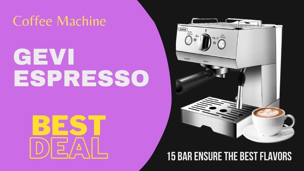 Barsetto gevi espresso machine 15 bar best coffee machine YouTube
