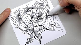 Drawing Zentangle – Yuliset and Yuma