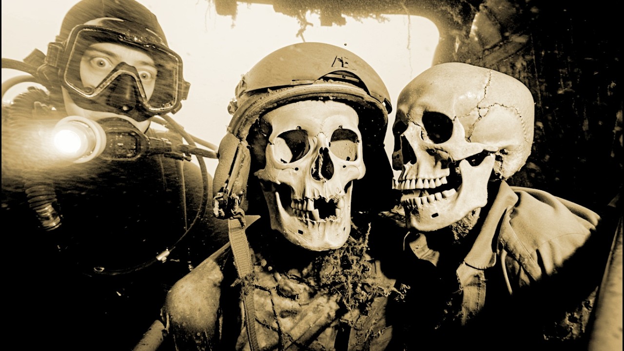 В одноместном самолёте нашли ДВА скелета. Что произошло в небе над Балтикой в 1945 году?