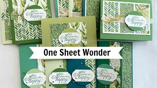 Easy One Sheet Double Wonder Cards