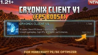 CRYONIX CLIENT PACK FOR MCPE 1.26 | BEST FPS BOOST &amp; NO LAG PACK