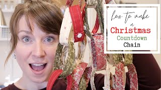 HOW TO SEW A DIY CHRISTMAS CHAIN | EASY DIY CHRISTMAS CHAIN | FREE Christmas Sewing Pattern