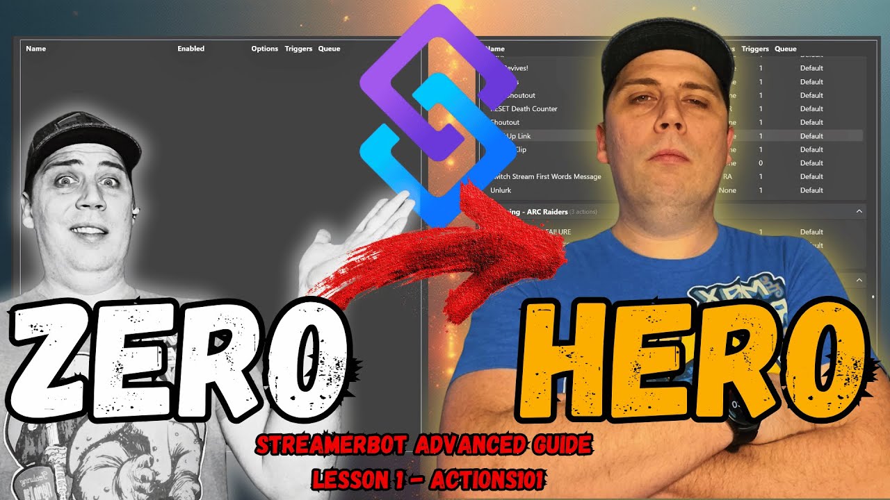 Streamerbot - Zero to Hero - Lesson 1 - Actions101 - How to create your ...