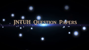 JNTUH Examinations Question Papers - JNTUH Previous Papers App