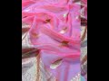 Pure Organza Kadiyal Silk Saree. For Price or other enquiries please WhatsApp at +919819636737