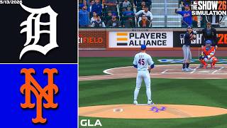 Mets vs. Tigers Simulation | 5/13/26 | MLB The Show 26 PS5 Gameplay