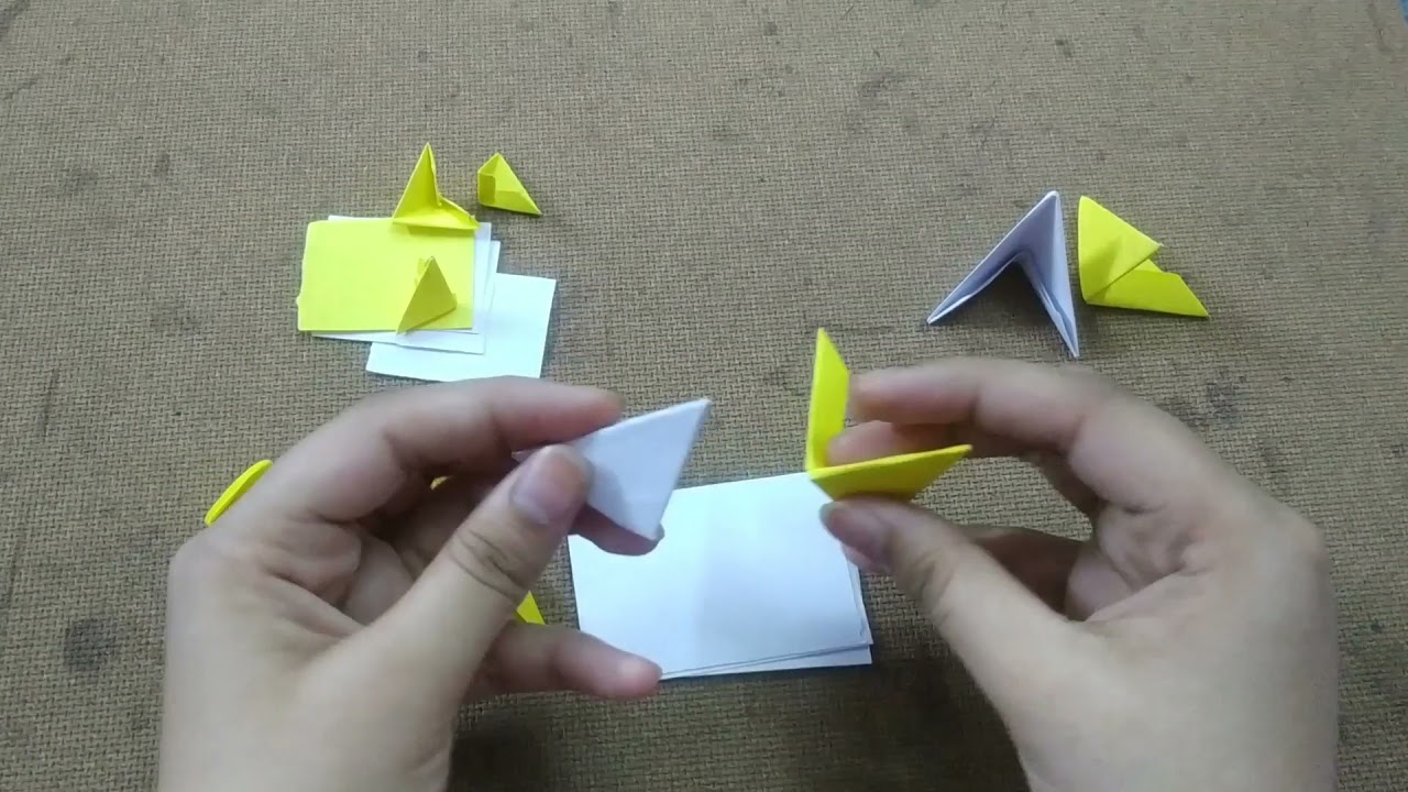 How to make 3D origami pieces 3D origami basics YouTube