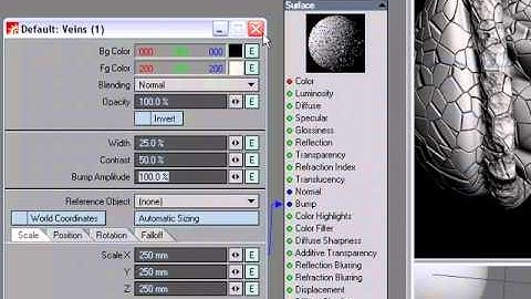 Creating a surface that uses multiple textures for the Bump channel on the Node Editor