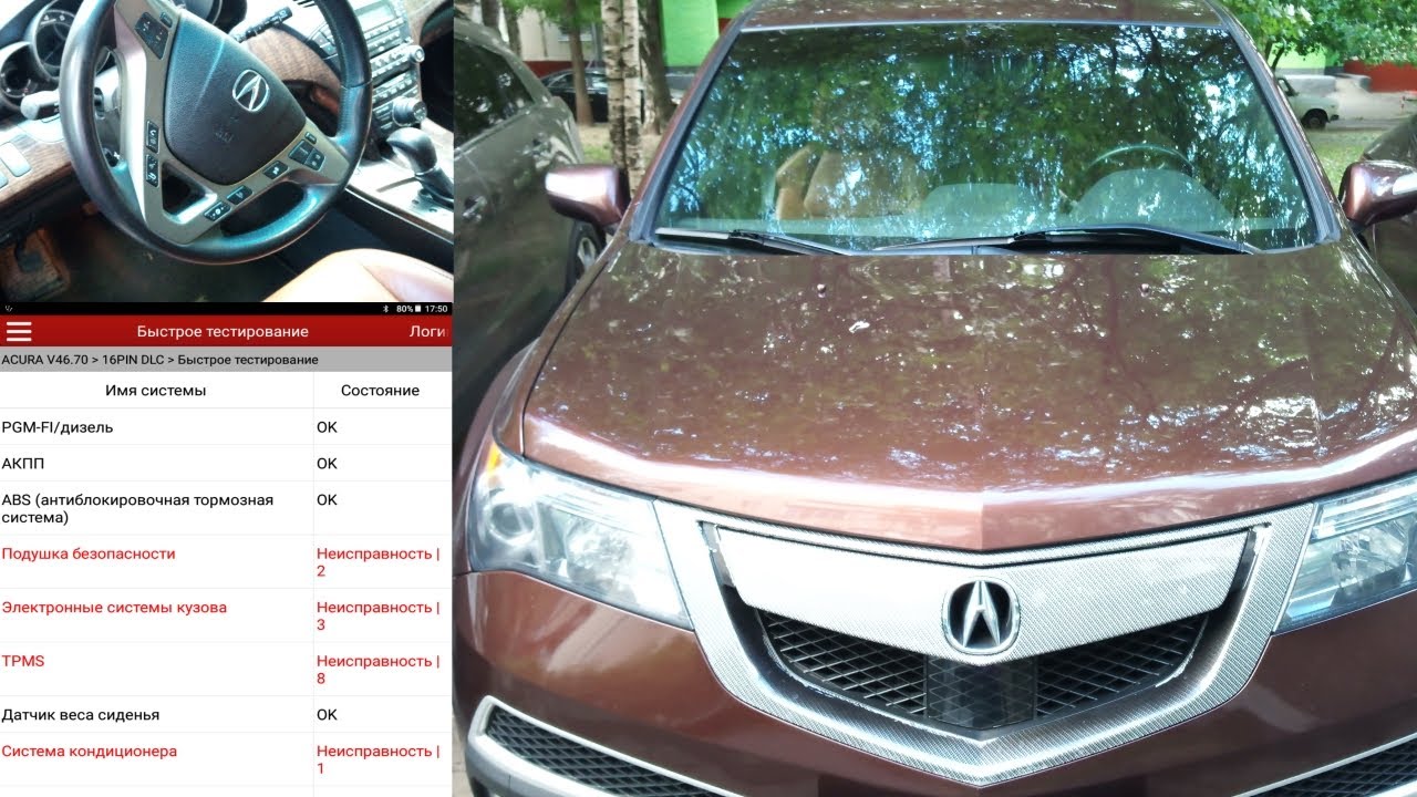 Фаркоп для acura mdx