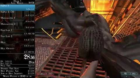 Doom 3 - Lost Mission speedrun in 0:21:44 (time without loads)