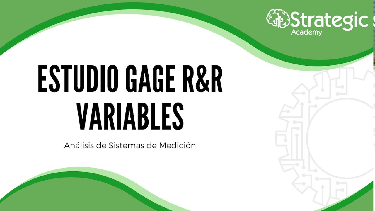 Estudio Gage R&R Variables YouTube