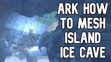 Ark Official How To Mesh Island Ice Cave Rat Holes & Base Locations for PvP ARK: Survival Evolved