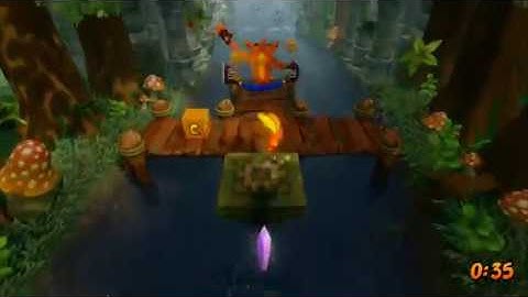 Crash Bandicoot 2 - (Hang Eight) Clear Gem and All Boxes 100% Walkthrough (N Sane Trilogy)