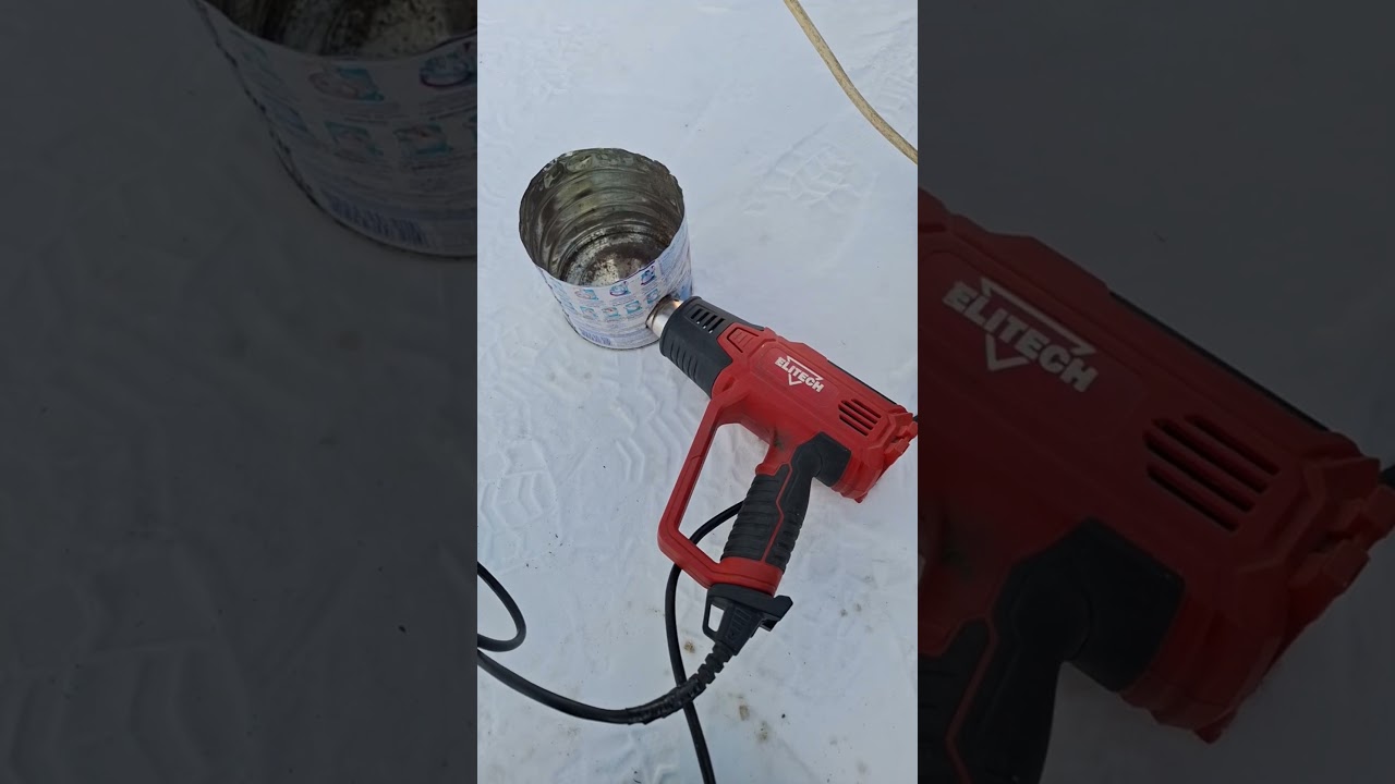 Завожу Форд Фокус в мороз -30С. Поможет ли строительный фен прогреть двигатель?