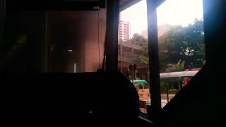 ( 突愛透明車 )輕鐵610(第一期1053+1058)由屯門碼頭總站至青山村站