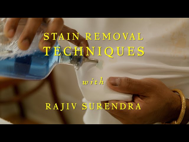 Stain Removal Techniques with Rajiv Surendra (A Complete Guide) class=