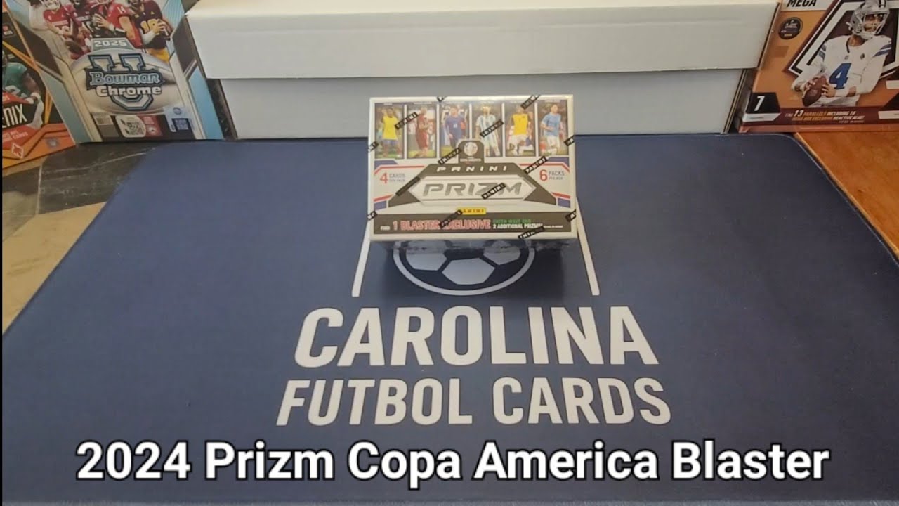 🔥 Коллекционная карточка Panini Prizm Copa America Blaster 2024 года — RIP! 💥 Коллекционная карто...