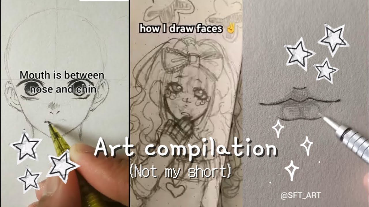🌷🪴Art compilation (not my shorts)🍰