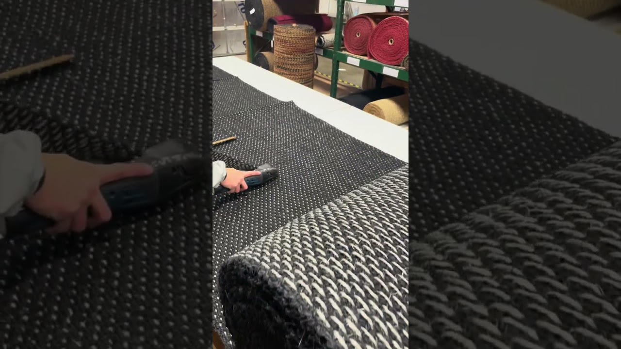 Cocomats - Hand slicing to measure mats