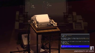 Alex McLean - Printmusic (Live Coded) - Hugh Davies Project Leeds, 17th Oct 2015