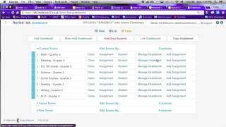 Aeries Add Assignments Primary